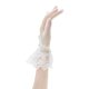thumbnail image 4 of Prettyia, guantes de malla de rejilla para mujer, guantes de verano para mujer, guantes de encaje con protección Blanco jinwen Guantes cortos de encaje, 4 of 8