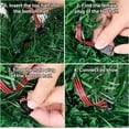 thumbnail image 4 of UHOMEPRO 7FT Pre-Lit Christmas Tree with Multicolor Fiber Optic Lights & Star Topper, Realistic Artificial Spruce, Easy Assembly Metal Stand, for Indoor Home Holiday Decor, 4 of 11