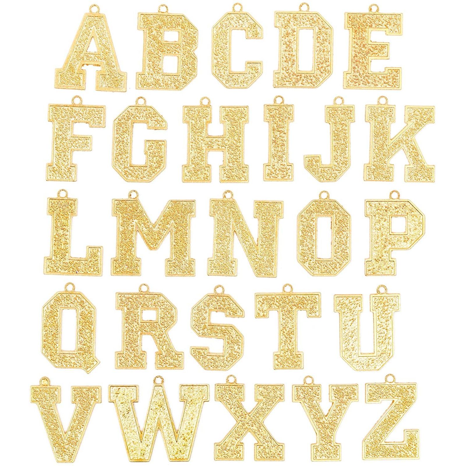Gold Letter Charms