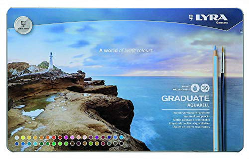 Assorted Colors Lyra Graduate Aquarell Colored Pencil Set Set of 36 2881360 