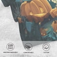 thumbnail image 4 of DEIARA Cartoon Halloween Pumpkins 100% Cotton Towel 2 Pieces Set Super Soft and Highly Absorbent Suitable for Bathroom Gym Travel Camping Pool, 4 of 8