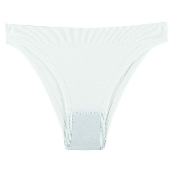 QIPOPIQ Underwear for Women Plus Size Sports Thong T- Seamless Solid Low-waist Panties