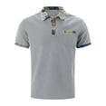 thumbnail image 2 of Zunfeo Polo Shirts for Men Graphic Short Sleeve Collared Shirt Casual Workout Summer T Shirts New Arrivals Gray 8, 2 of 5