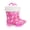 Unicorn, variant on Girls Rain Boots Toddler Warm Lined Winter Boots for Kids Light Up Waterproof Snow Boot, Butterfly, Size 13