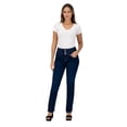 thumbnail image 2 of Pantalón Recto Britos Jeans Mujer Azul Magic Pomp 025249, 2 of 5