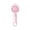 Pink, variant on Portable Mini Fan, Rechargeable Handheld Fan, 19Hrs Runtime with Flashlight & Power Bank, 3 IN 1 Foldable Pocket Fan for Travel, Office, Gift for Women(Purple)