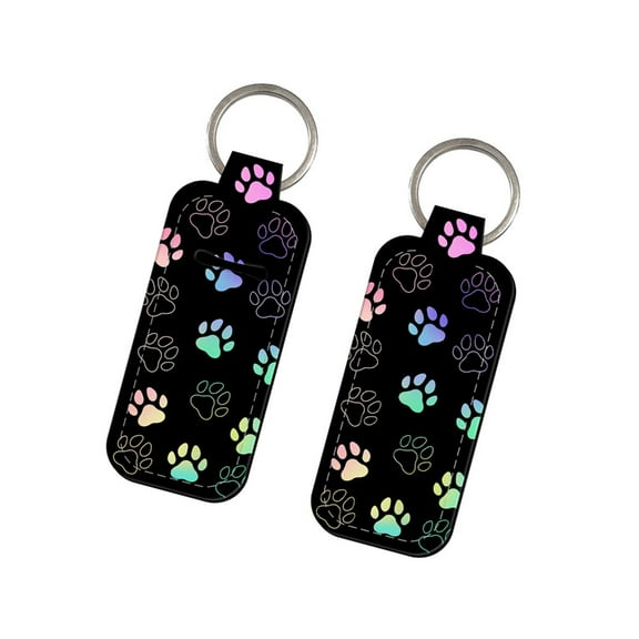 Lovely Cats Claw Lip Balm Holder Keychain Clip On Lipstick Sleeve Holder