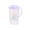 Purple, variant on Orchid Patterns Clear Plastic Pitcher with Lid, Large Capacity Drinks Water Jug for Iced Tea, Juice, Lemonade (1PC, Green)