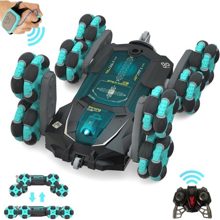 Remote Control Car, 2.4GHz Gesture Sensing RC Stunt Car Double-Sided Driving Climbing Toy for Kids 9 10 11 12 Year Old Christmas Birthday Gifts, RC Cars Toys for Ages 6 7 8-13 14 Boys Girls