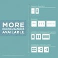 thumbnail image 5 of Franklin Brass Classic Architecture (4-Pack) Outlet Covers Satin Nickel 1-Gang Wall Plate Single Duplex Switch Plates Electrical Outlet Covers W35218-SNA-C, 5 of 6
