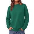thumbnail image 2 of MOSHU Plus Size Crewneck Sweaters for Women Drop Shoulder Women Sweaters Long Sleeves Fall Tops Knit Pullover Sweaters, 2 of 11