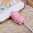 thumbnail image 3 of Protector De Cables Protector de línea de datos de animales de PVC Kit de cubierta protectora de cable USB anti-rotura (B, 3 of 7