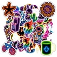 thumbnail image 3 of 35pcs-50pcs Neon Stickers Stationery Stickers Cartoon Animal Stickers Kids Stickers for Laptops Suitcase Fridge, 3 of 9