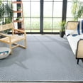 thumbnail image 3 of SAFAVIEH Machine Washable Rug Indoor/Outdoor Bermuda Collection - Bermuda Kandace Geometric Machine Washable Indoor/Outdoor Area Rug, Blue/Cream, 9' x 12', 3 of 12