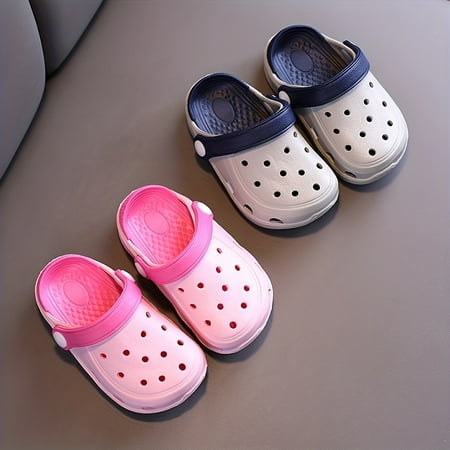

Boys Girls Clogs Garden Shoes Comfortable Lightweight Hollow Out Non-slip Sandals For Newborn Infant Toddlers Summer