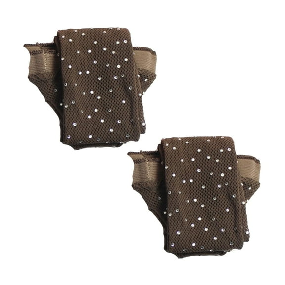 Elastic Rhinestone Fishnet Pantyhose 2 pairs