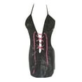 thumbnail image 5 of HXWCHs Bodycon Playsuit Performance Outfit for Dancers Wet Latex Style Bodysuit Nightlife and Stage Wear One Size Black, 5 of 7