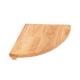 thumbnail image 3 of Mesita de noche de esquina pequeña con estante para plantas, estante de pared de madera flotante para esquina 24cm, 3 of 9