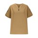 thumbnail image 5 of Blusas para las Mujeres Casual Verano Botón Sólido Camisa V-Cuello Blusa Suelta, Camiseta de Lino de Algodón para Acampar Al Aire Libre Y Uso Diario, Estilo Vintage, 5 of 9