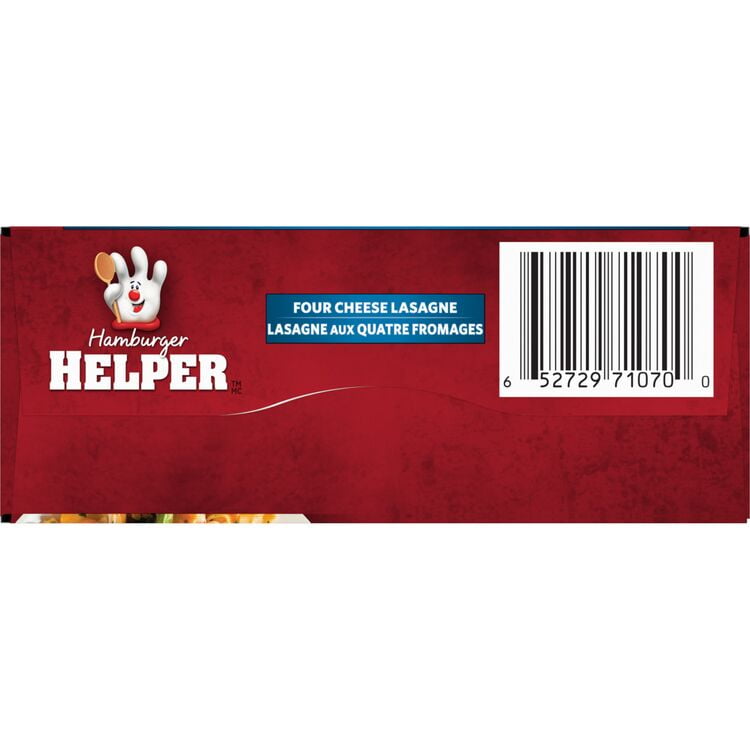 Hamburger Helper Four Cheese Lasagne