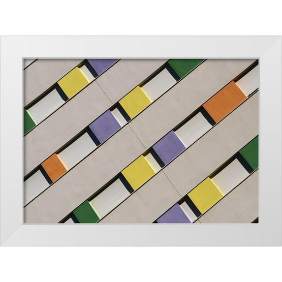 Urlings, Lou 24x18 White Modern Wood Framed Museum Art Print Titled - Wicker-work