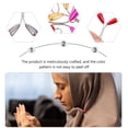 thumbnail image 2 of MasteelfCA 24Pcs U-shaped Pearl Scarf Brooch Pin Headscarf Muslim Hijab Fixed Pin Clips, 2 of 8