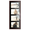 thumbnail image 2 of Brown Finish Collage Frame - Black Mat, Holds Four 4x6 Photos , UV Resistant Acrylic, Wall Hanging, 2 of 8