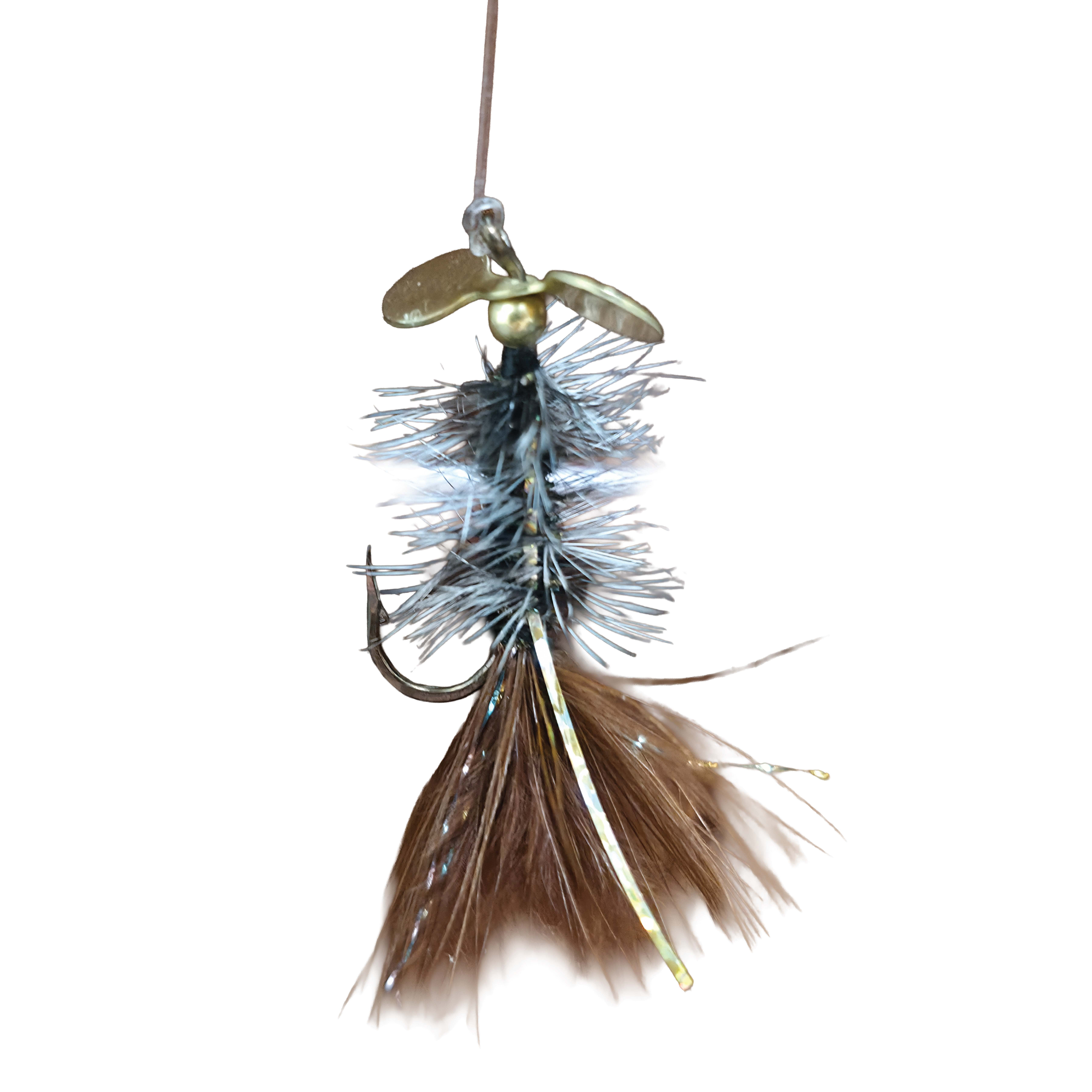 Pistol Pete Spinner Fly Fishing Lures Size 6, 6-Pack