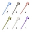 thumbnail image 1 of serony Lot de 6 Pailles en Silicone Réutilisables Détachables Boisson Gazeuse Boisson Ouvrable à Pression Portables Voyage Fête Accessoires Blanc, 1 of 9