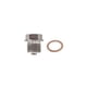 thumbnail image 1 of M18*1.5 Magnetic Oil Drain Plug, Stainless Steel Drain Plug With Copper Gasket Car Part Silver, 1 of 1