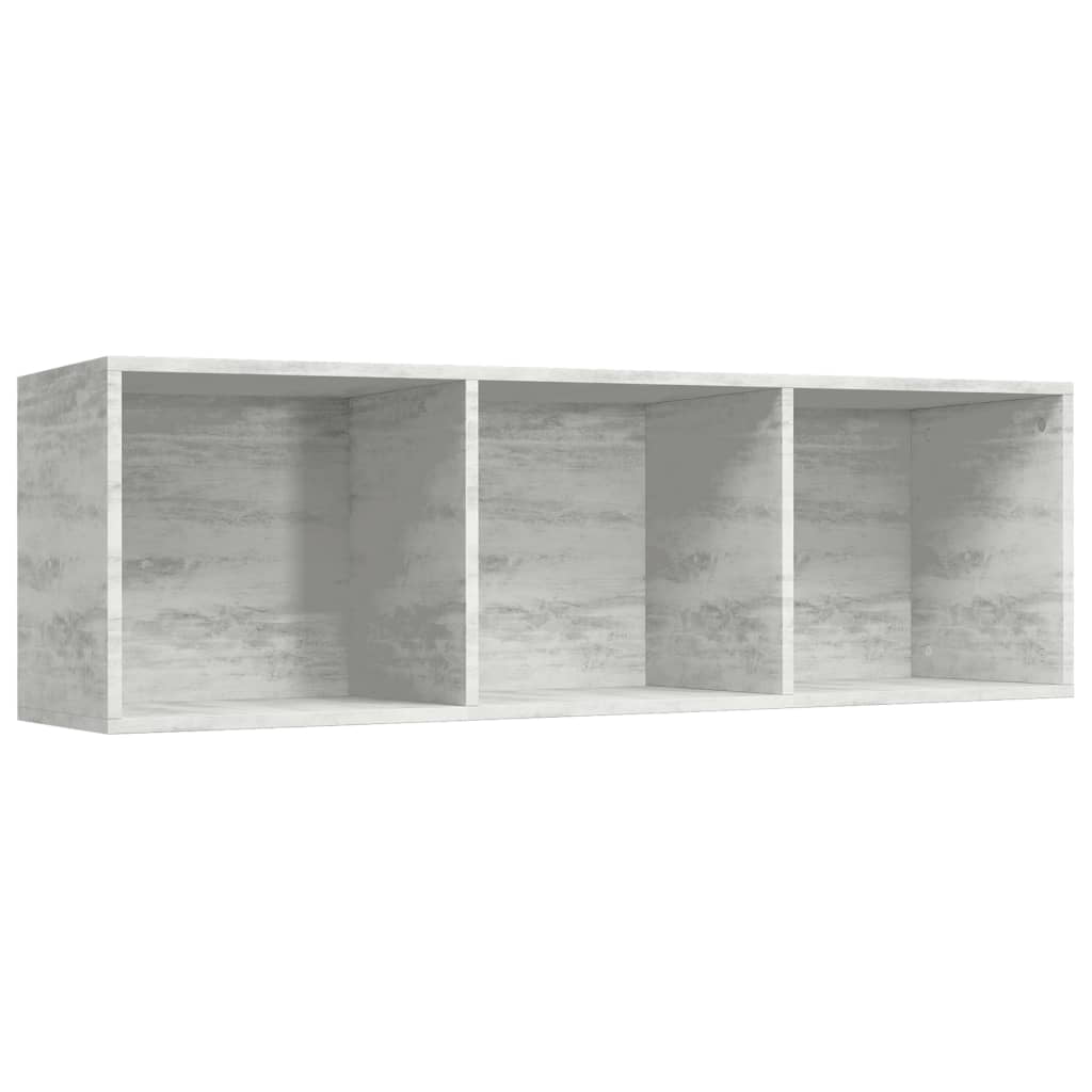 Kepooman 14" Modern 3-Tier Vertical Storage Bookcase for Office Living Room Bedroom, Grey