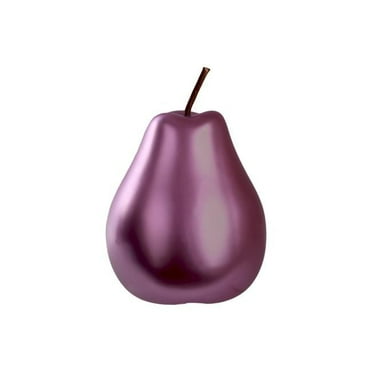 Urban Trends Collection 44377 Ceramic Pear Figurine Chrome Pink - Large