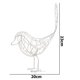 thumbnail image 1 of Figuras de pájaros de estilo nórdico hechas a mano de hierro forjado para sala de estar (blanco) Likrtyny Libre de BPA, 1 of 5