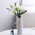 thumbnail image 5 of Florero de plástico, floreros para decoración del hogar, sala de estar, mesa, hogar, decoración de oficina, 5 of 5