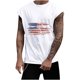 thumbnail image 1 of Hombres Moda Casual Impresión Suéter sin Mangas Cuello Redondo Tanque Deportivo, 1 of 4