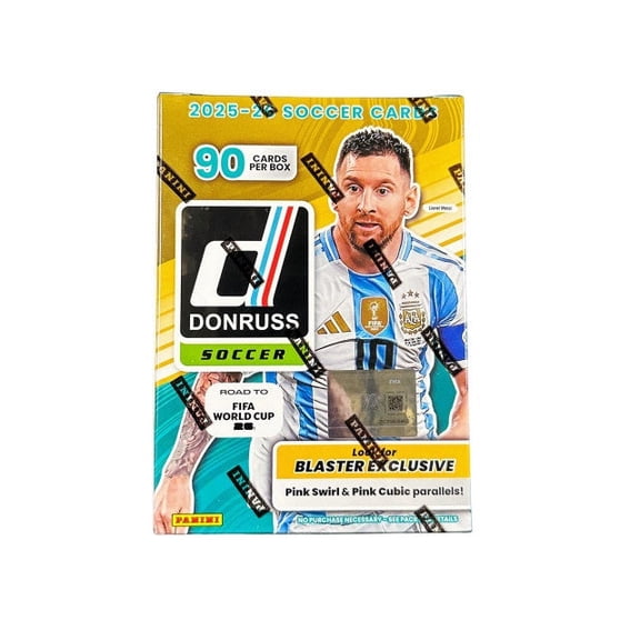2025-26 Panini Donruss Road to FIFA World Cup Soccer Hobby Blaster Box Cards
