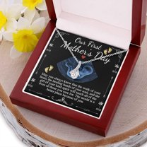 Alluring Necklace for Mothers Day to Mom from Daughter, First Mothers Day Gifts, from Son to mum with personalized Message Card Jewelry