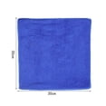 thumbnail image 4 of Toalla de limpieza de microfibra de 30 x 30 cm, azul suave, para lavado, secado y pulido de coches, multifunción, reutilizable, 4 of 7