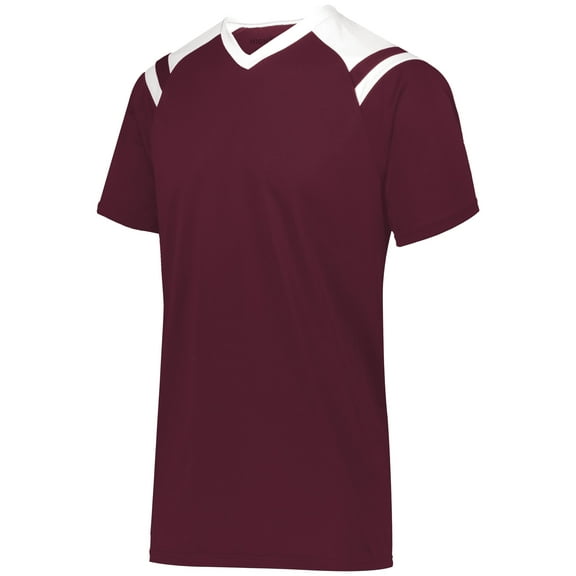 YOUTH SHEFFIELD JERSEY - L / MAROON/WHITE by HIGH FIVE
