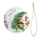 thumbnail image 2 of Adorno navideño colgante Grin-Ch para árbol de Navidad: adornos colgantes de cerámica para fiestas: ideas para regalar adornos navideños, 2 of 8