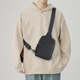 thumbnail image 6 of segolike Fashion Men Chest Bag Shoulder Chest Bag Backpack Travel Backpack Crossbody Bag Backpack Men's Hiking Bag for Running Walking Black, 6 of 8