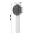 thumbnail image 4 of Unique Bargains 1 Pc Durable Pet Grooming Brush for Dog for Cat 7.48"x3.03"x2.09" White, 4 of 6