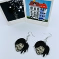 thumbnail image 4 of Mall of Style - Day of The Dead Earrings - Spooky Jewelry - Halloween Accessories (The Spirit), 4 of 6