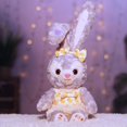 thumbnail image 1 of Figuritas de Stellalou de Disney de 35cm y 50cm, llavero colgante de juguete de felpa, muñeco de conejo vestido, regalo de conejo lindo, imprescindible para niñas y niños, 1 of 4