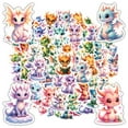 thumbnail image 3 of 35pcs-50pcs Adorable Stationery Stickers Mythical Kids Stickers Cute Animal Stickers for Luggage Phone, 3 of 9