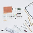 thumbnail image 3 of Basic Electronics Kit for Beginners with Breadboard Wiring Harness and Interactive Learning Components for DIY Projects and Electronic Experimentation, 3 of 6