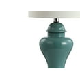 thumbnail image 3 of JONATHAN Y Qin 22" Ceramic/Iron Classic Cottage LED Table Lamp, Jade Green (Set of 2), JYL6602A-SET2, 3 of 7