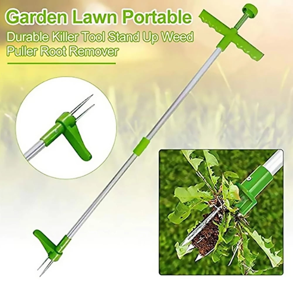 Amerteer 39" Standing Weed Remover,StandUp Weeder Twister,Plant Root