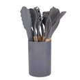 thumbnail image 6 of Homelife Silicone Kitchen Utensils Set with Wooden Handle Heat-Resistant Cooking Tools Non-Stick Safe Kitchenware Set for Home Restaurant, 6 of 13