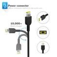 thumbnail image 4 of VUOHOEG 65W USB Tip AC Adapter Laptop Charger Compatibility with Lenovo ThinkPad, with Yellow Square Tip AC Power Adapter, 4 of 7